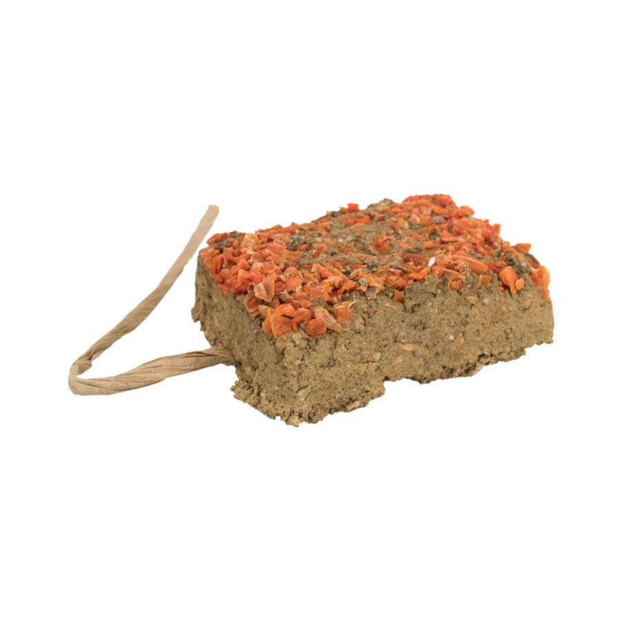 100 g Trixie Piedra de arcilla con zanahoria suplemento para conejos y peque&ntilde;os roedores, , large Imagen numero 4